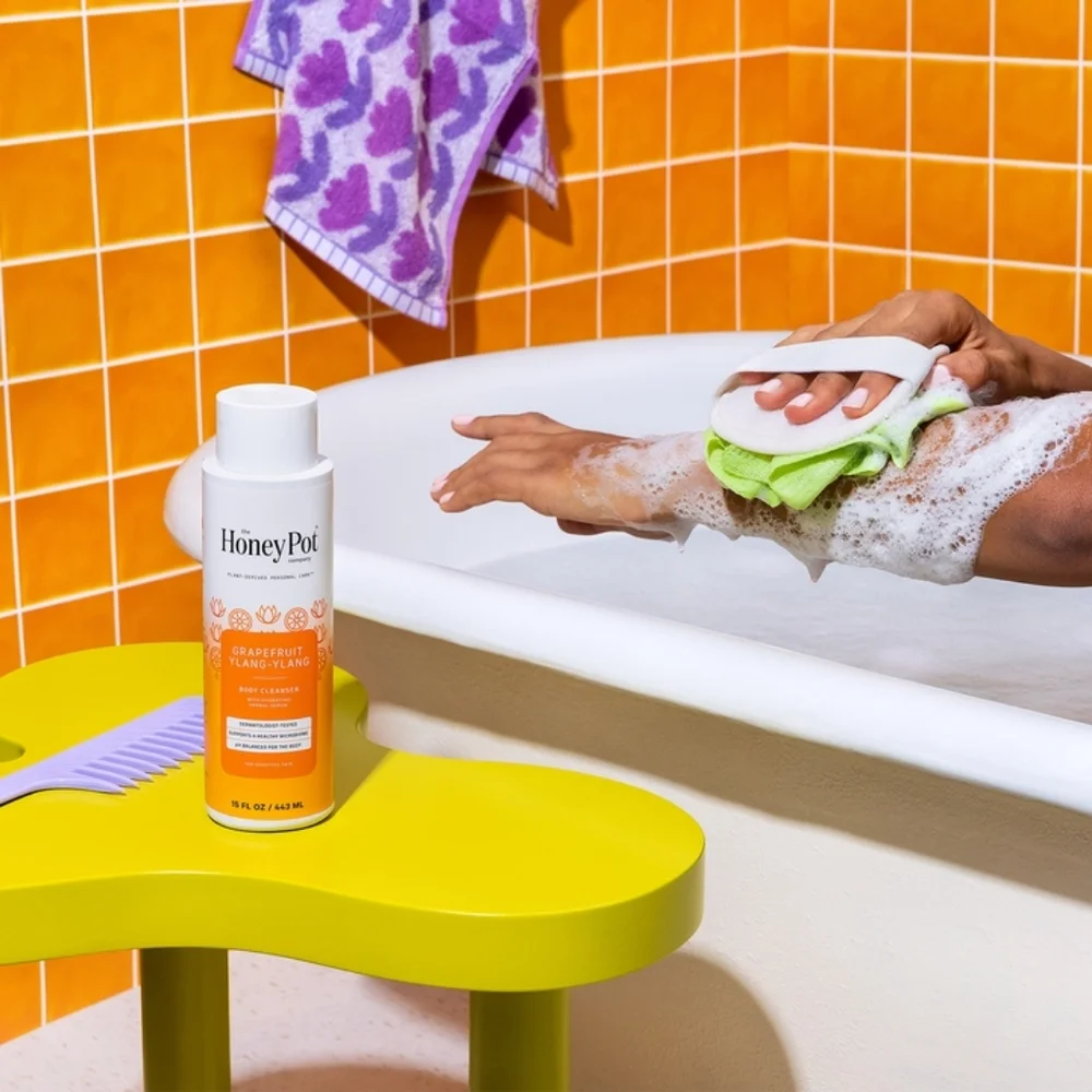 NEW Honey Pot Grapefruit Ylang Ylang Hydrating Body Cleanser 15 fl.oz‎